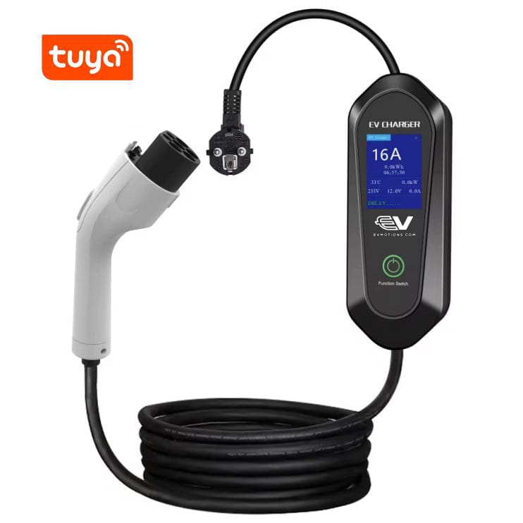 1-EVMOTIONS Delta Wi-Fi EVSE Type2 (max. 16A) Chargeur portable pour voiture électrique