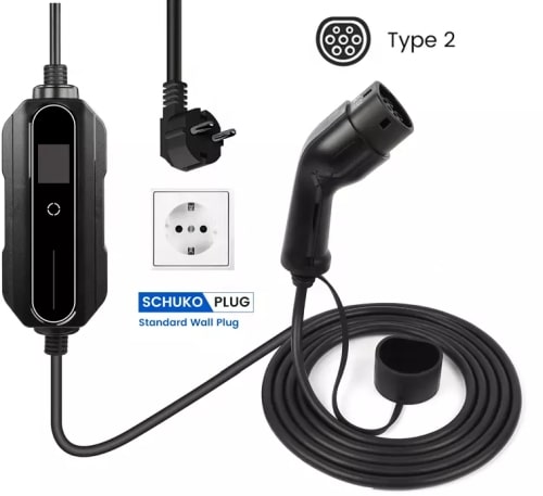 5-EVMOTIONS Sigma EVSE Type2 (max. 16A) Chargeur portable pour voiture électrique