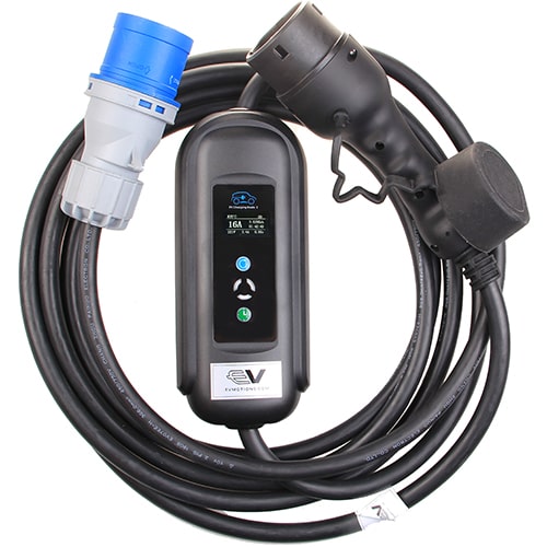 1-EVMOTIONS Gamma EVSE Type2 (max. 32A) Chargeur portable pour voiture électrique