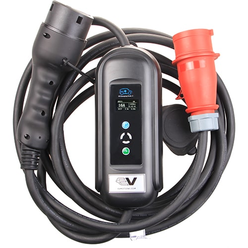 1-EVMOTIONS Gamma EVSE Type2 (3x16A) Chargeur portable pour voiture électrique