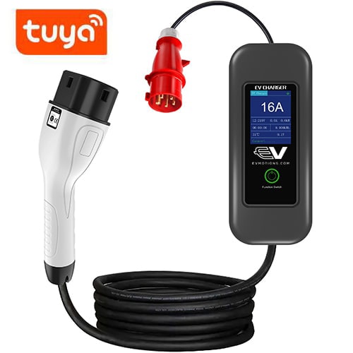 1-EVMOTIONS Delta Wi-Fi EVSE Type2 (3x16A) Chargeur portable pour voiture électrique