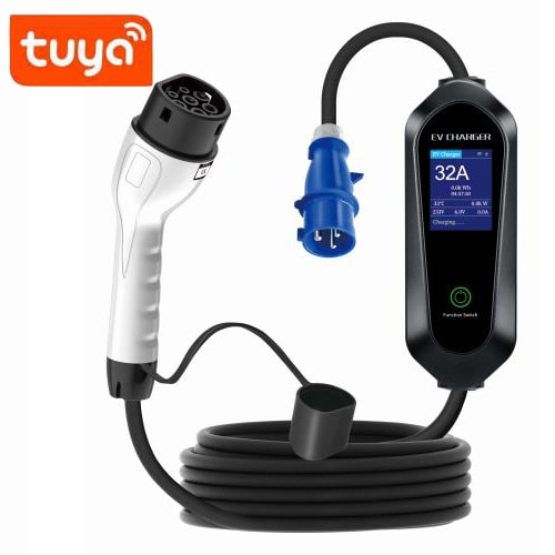 1-EVMOTIONS Delta Wi-Fi EVSE Type2 (max. 32A) Chargeur portable pour voiture électrique