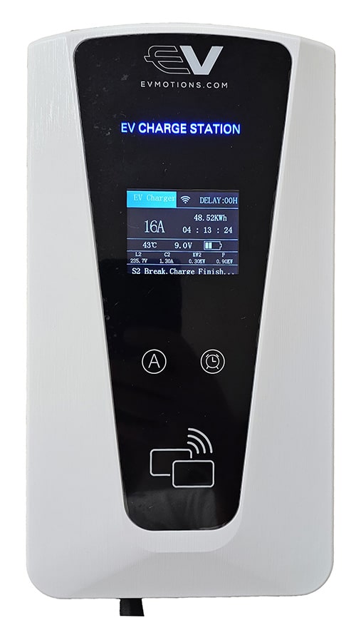 1-EVMOTIONS Delta Smart Wallbox Type2 7.4kw Wi-Fi Borne de recharge