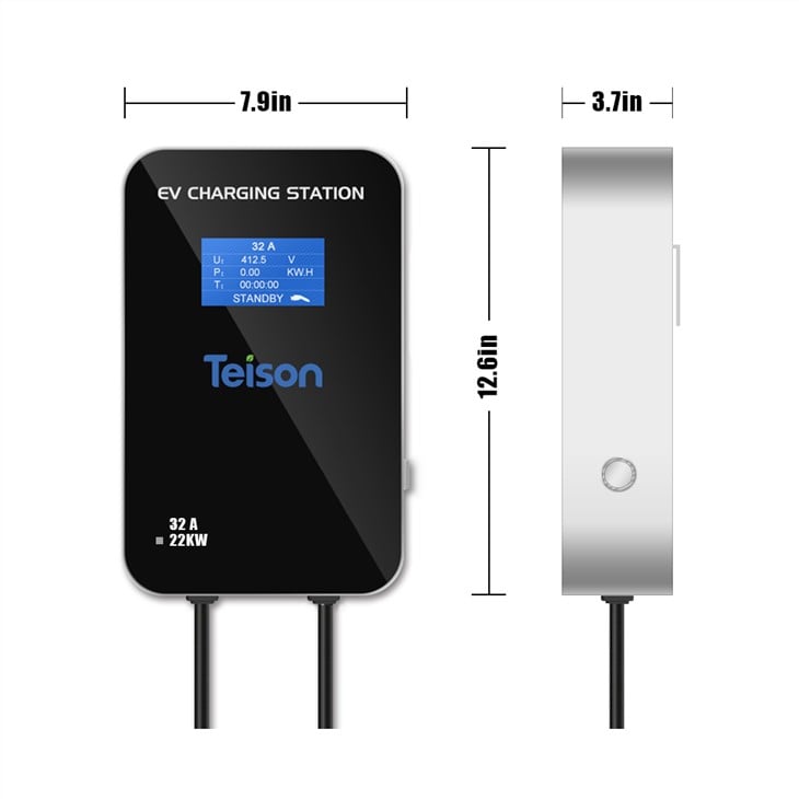 2-Wallbox EV EVSE Type2 11kw Borne de recharge